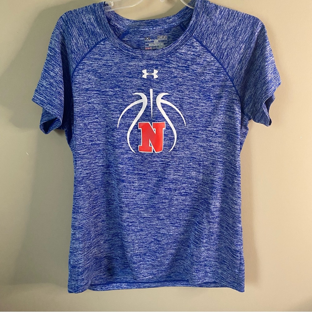 Under Armour Heathered Blue HeatGear Shirt